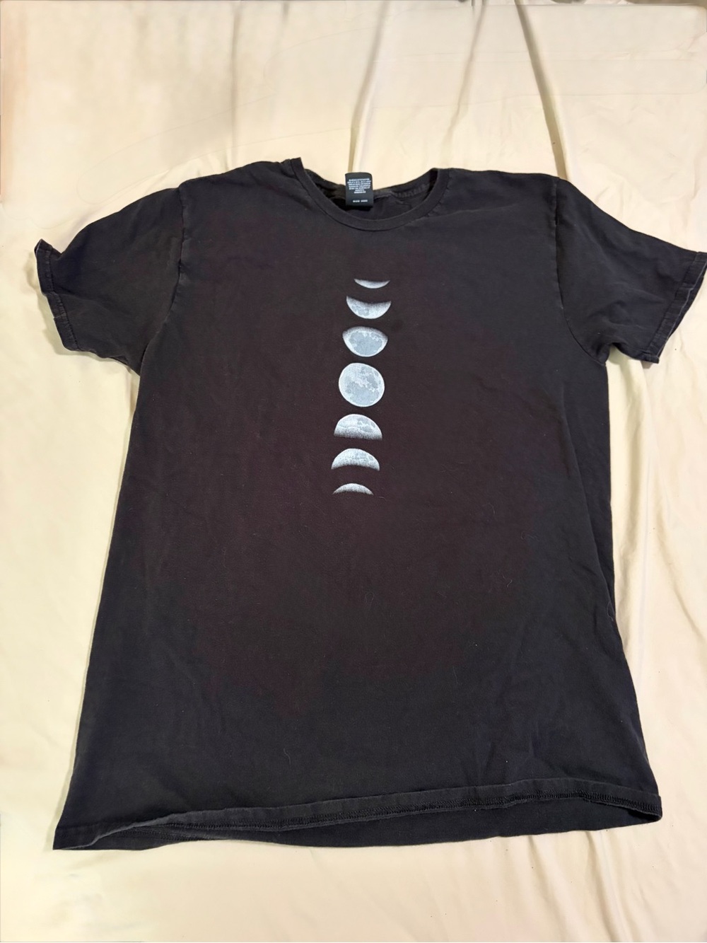 Black Moon Phase Graphic Tee - Walmart